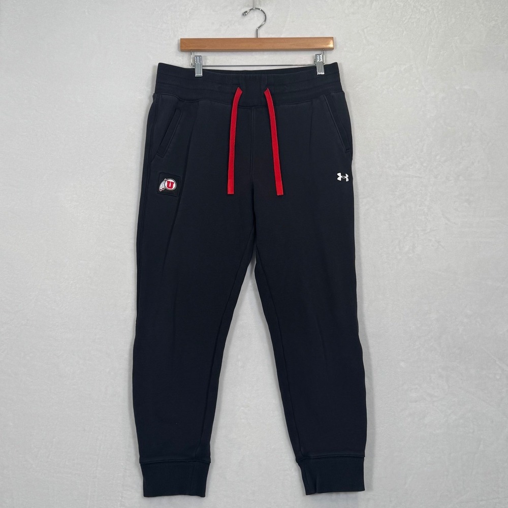 Under Armour Black Utah Utes Jogger Sweatpants Large